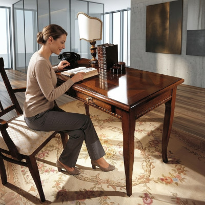 Bureau Table Meubles Italiens Mobilier Bois Massif Bureau Secrétaire neuf