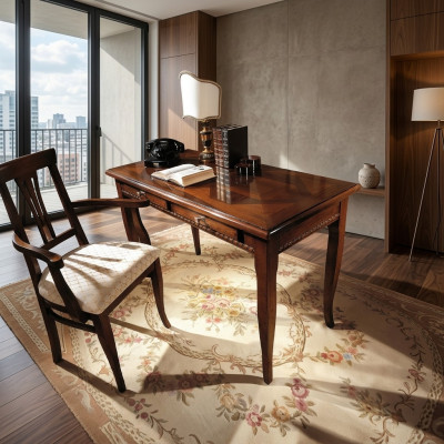 Bureau Table Meubles Italiens Mobilier Bois Massif Bureau Secrétaire neuf