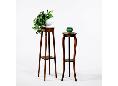Stand de fleurs Stand de fleurs Support de vase Support de pot de fleurs en bois massif réel