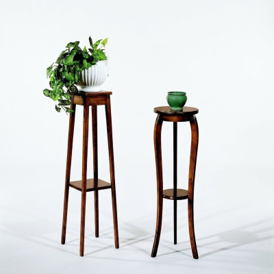 Stand de fleurs Stand de fleurs Stand de vase en bois massif de rangement en bois véritable Meubles en bois