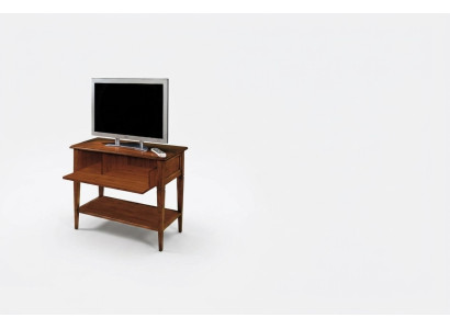 Meuble TV Design Buffet télévision Commode basse Luxueux Armoire en bois marron Mobilier neuf