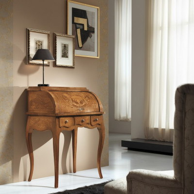 Conception Bureau Mobilier de bureau de luxe Table Tables italiennes Secrétaire Bois neuf