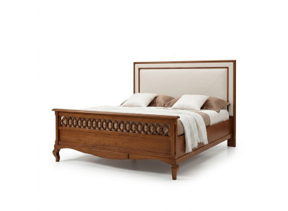 Lit double Lits Chambre Meubles en bois massif Vaccari cav giovanni Lit neuf