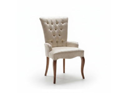 Chaise rembourrée de salle à manger en fauteuil en velours fauteuil de luxe chaise chaises meubles de salle d'étude
