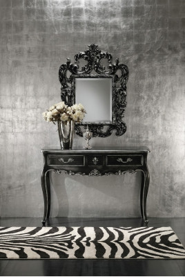 Console Commode table murale Classique r Consoles Console avec miroir Luxus