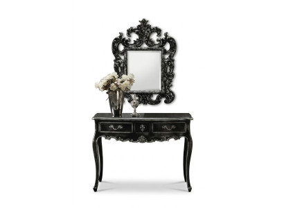 Console Commode table murale Classique r Consoles Console avec miroir Luxus