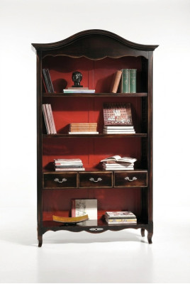 Étagère vitrine Vitrine Armoire Classique r Étagère Livres Bois neuf