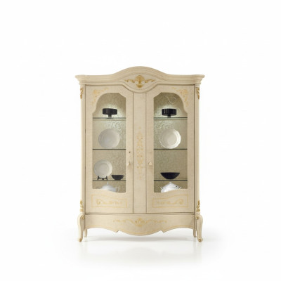 Vitrine de luxe Armoire de présentation Vitrines classiques Armoires de salle de séjour Buffet en bois neuf