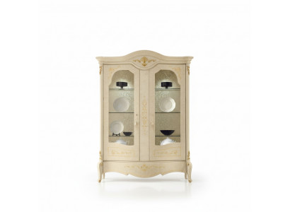 Vitrine de luxe Armoire de présentation Vitrines classiques Armoires de salle de séjour Buffet en bois neuf