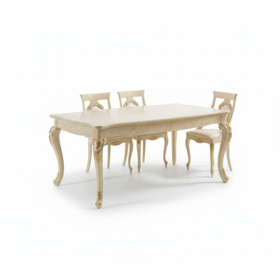Tables à manger italiennes Table Tables en bois Meubles Table à manger Table en bois de style antique nouvelle