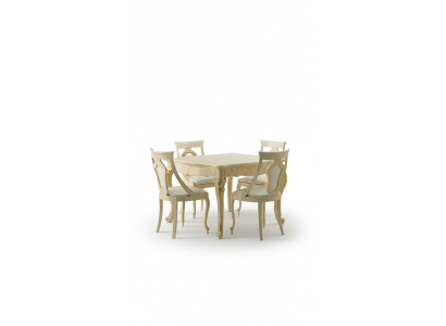 Chaises de salle à manger en bois Chaise de luxe Fauteuil Beige Lehn Mobilier de salon Beige neuf