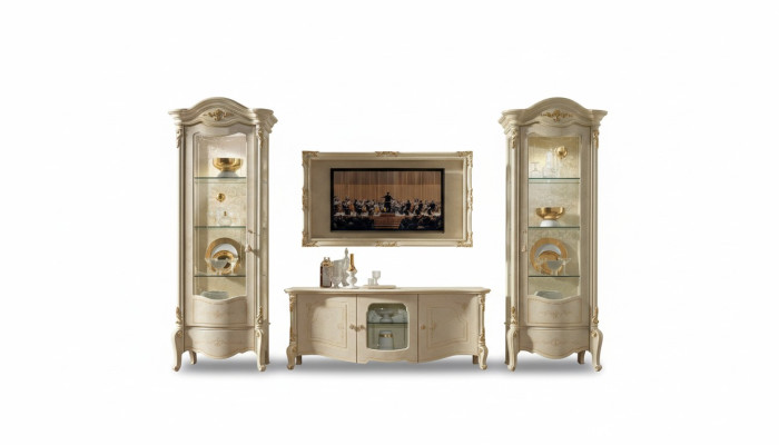 Vitrine Armoire en verre Vitrines Salon Vitrines Meubles italiens neufs