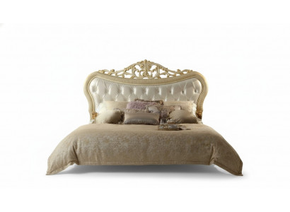 Lit double Lit Lits de luxe Lits de bois Cadre de lit e Cadre de lit beige Design Moderne