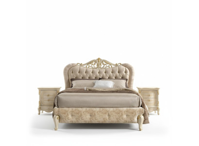 Meubles de lit Lit double Chesterfield Mobilier de chambre Lits de design Italie neuf