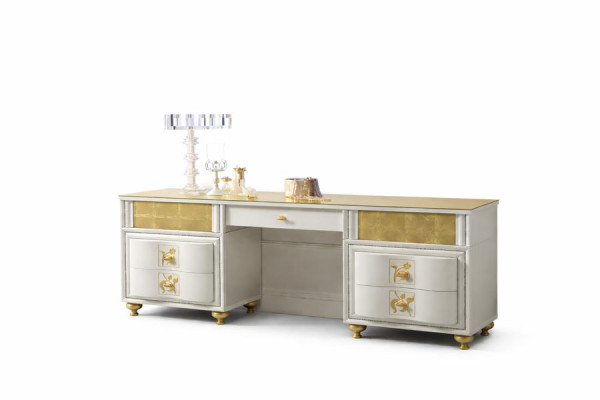 Coiffeuse de luxe Design Tables Cosmétiques Coiffeur Miroir Console Chambre