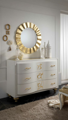 Commode Armoire Commode de luxe Armoire Étagère Console Mobilier Armoire en bois Italie neuf