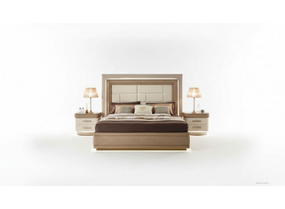 Lit Cadre de lit Bois Double Chambre Moderne Lit double Mobilier Lits de luxe