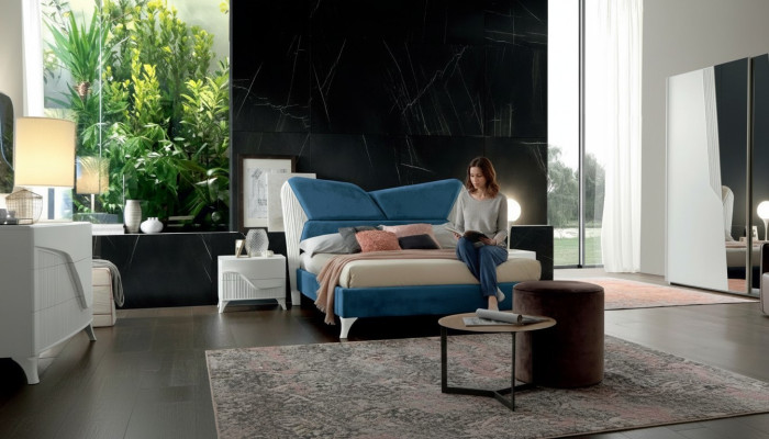 Lit Double Lits Hôtel Lit Lit Moderne Cadre de Lit Design de Luxe Lit Cadre Bois Neuf
