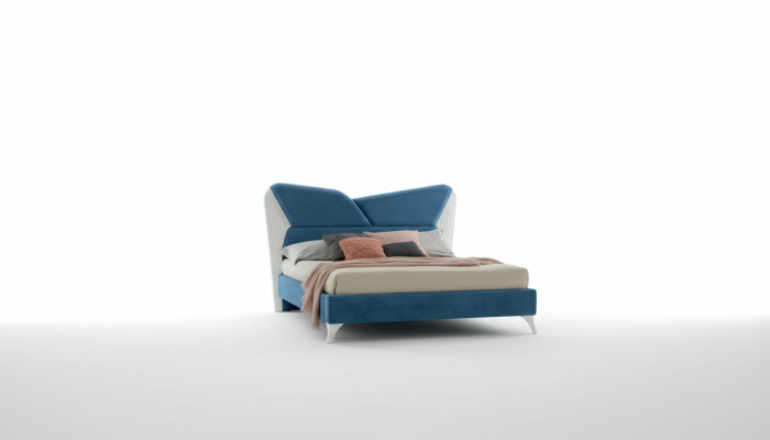 Lit Double Lits Hôtel Lit Lit Moderne Cadre de Lit Design de Luxe Lit Cadre Bois Neuf