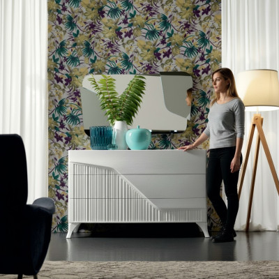 Kommode Anrichte Kleiderschrank Luxus-Kommoden Kleiderschrank Regal Möbel Holzschrank Italien