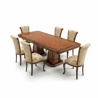 Table à manger Deesign Meubles Ameublement Tables Bois massif Table neuve Luxe Italien