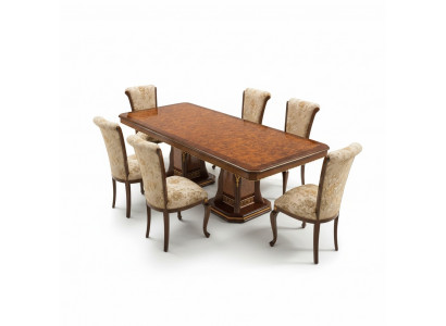 Table à manger Deesign Meubles Ameublement Tables Bois massif Table neuve Luxe Italien