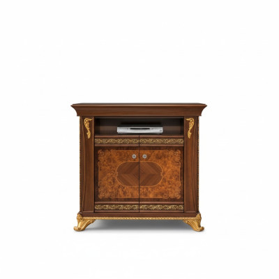 Armoire TV Luxueuse Buffet Commode Armoire de séjour Mobilier Armoires Étagère Bois