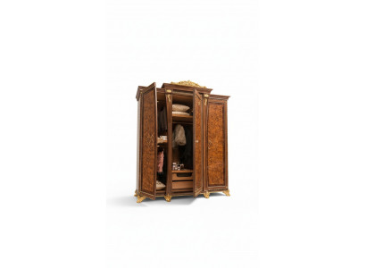 Armoire en bois massif Chambre à coucher Meubles Italie Armoire en bois Cabinet en bois