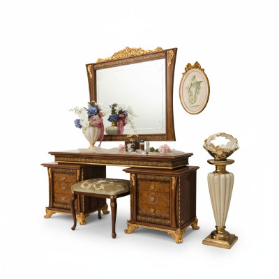 Table de maquillage Design Table en bois Tables italiennes de meuble Console