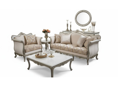 Canapé trois places Canapés trois places Canapés de luxe en textile de grand rembourrage de designer