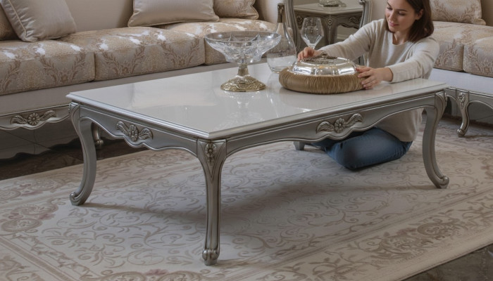 Table basse Meuble Table d'appoint Bois Tables basses Salon Design Tables