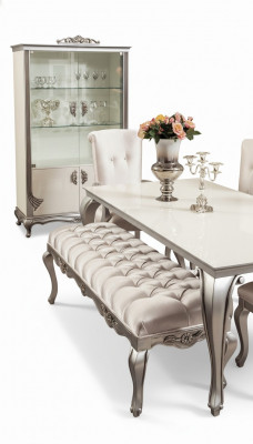 Tabouret Bancs de siège Design Tissu Salon Tabouret Luxe Chesterfield