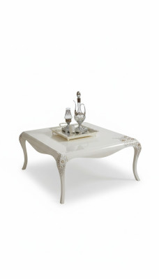 Table basse Salon Table basse Design Mobilier de luxe en bois Classique neuf
