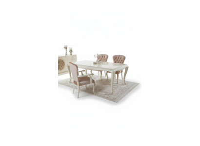 Table à manger de luxe Design Table Salle à manger Tables en bois Tables en bois Mobilier italien 228cm