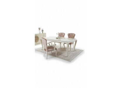 Table à manger de luxe Design Table Salle à manger Tables en bois Tables en bois Mobilier italien 228cm