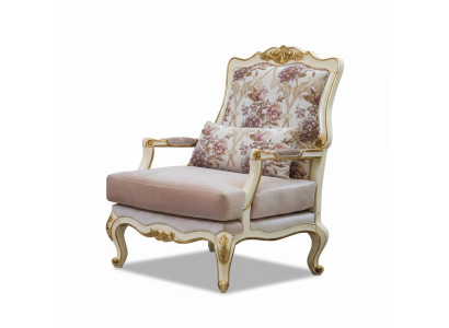 Design de meubles de luxe Fauteuil classique S Design Trône Textile Salon