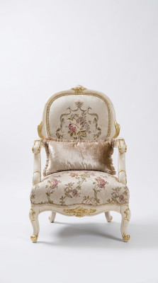 Fauteuil 1 place Canapés Tissu Salon Textile Luxe Une place Une place