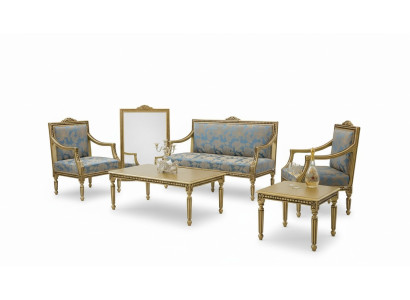 Ensemble de canapé 2+1+1 places Table basse Table d'appoint Canapé Fauteuil Ensemble de 5 pièces.