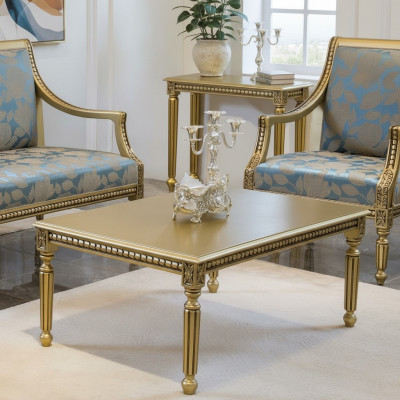 Table basse Table d'appoint Salon Bois Tables Luxe Style Table nouvelle