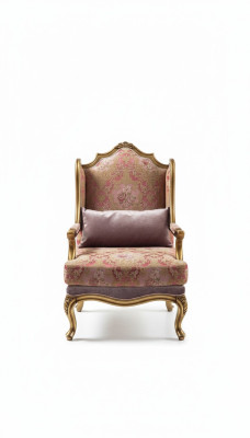 Conception de meubles de luxe Conception de fauteuil Siège unique Textile Salon Classique