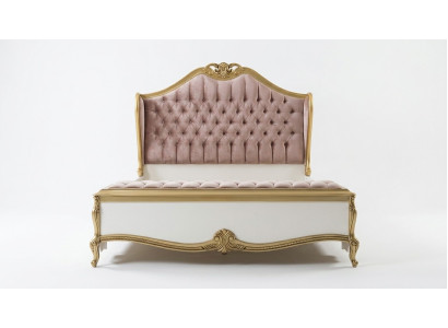 Cadre de lit Chesterfield Design Lit Luxe Lit Chambre Rose