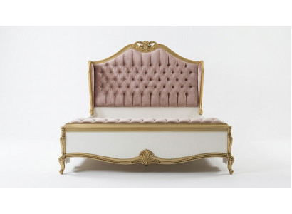 Cadre de lit Chesterfield Design Lit Luxe Lit Chambre Rose