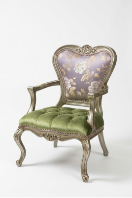 Fauteuil 1 place Vert Salon Meuble Élégant Luxe Chesterfield neuf