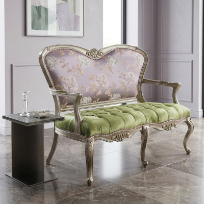 Baroque Rococo Tabouret Canapé Bancs Colorés Canapé Mobilier Classique Chesterfield