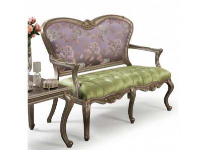 Baroque Rococo Tabouret Canapé Bancs Colorés Canapé Mobilier Classique Chesterfield