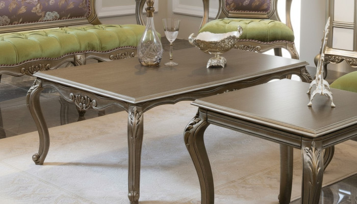 Table basse Table d'appoint Salon Bois Tables Côté Style Luxe Table