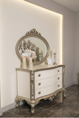 Luxueux commode Meubles Buffet Commodes Buffet avec miroir Ensemble de 2 pièces nouveau