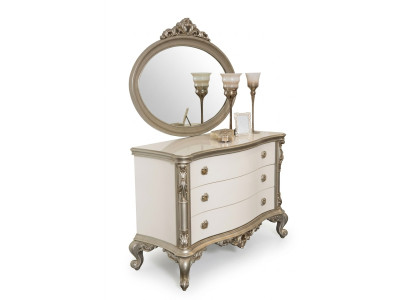 Luxueux commode Meubles Buffet Commodes Buffet avec miroir Ensemble de 2 pièces nouveau