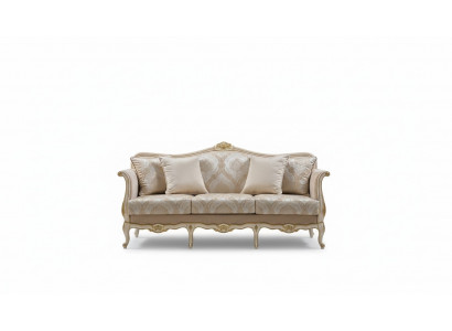 Canapé trois places de luxe Canapés trois places style classique Beige