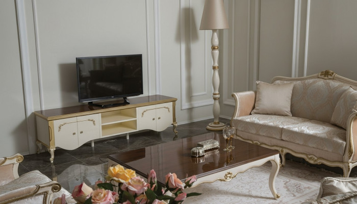 Luxury set Table basse tv Armoire Canapé Canapé Ensemble de rembourrage Suite 3 pièces. neuf